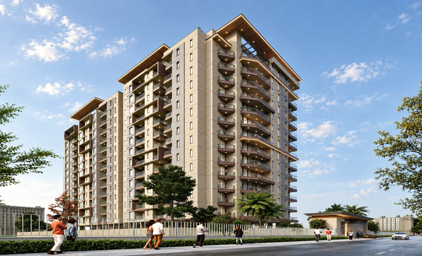 Actual external view — Elevation 2 (September 2026)